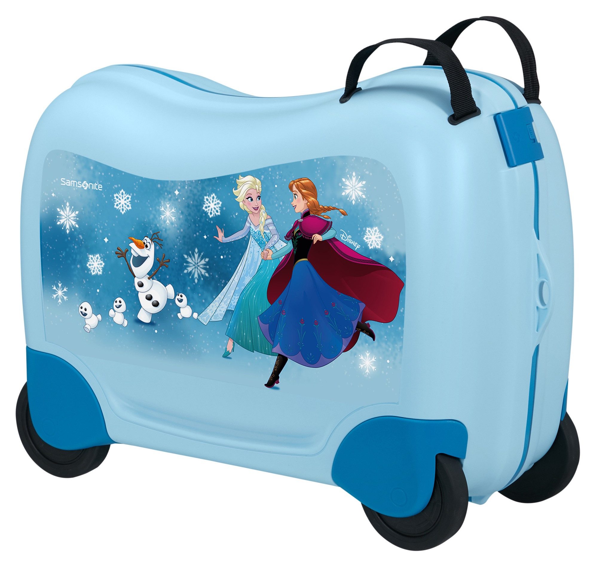 Samsonite Kinderkoffer DREAM2GO DISNEY, Frozen Magic, 4 Rollen, Ride-On Koffer Kinder-Reisekoffer