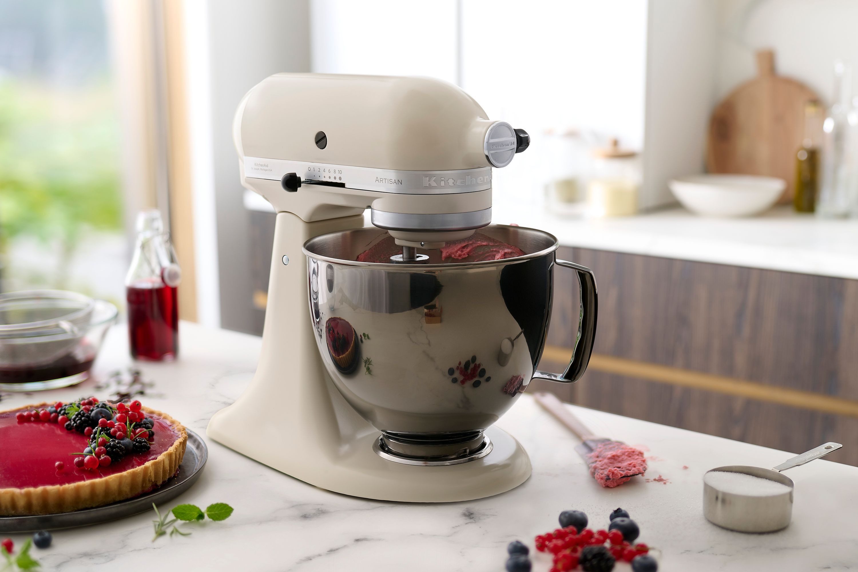 KitchenAid Küchenmaschine KitchenAid 4,8 L 5KSM175 Artisan Glasset mit Glasschüssel