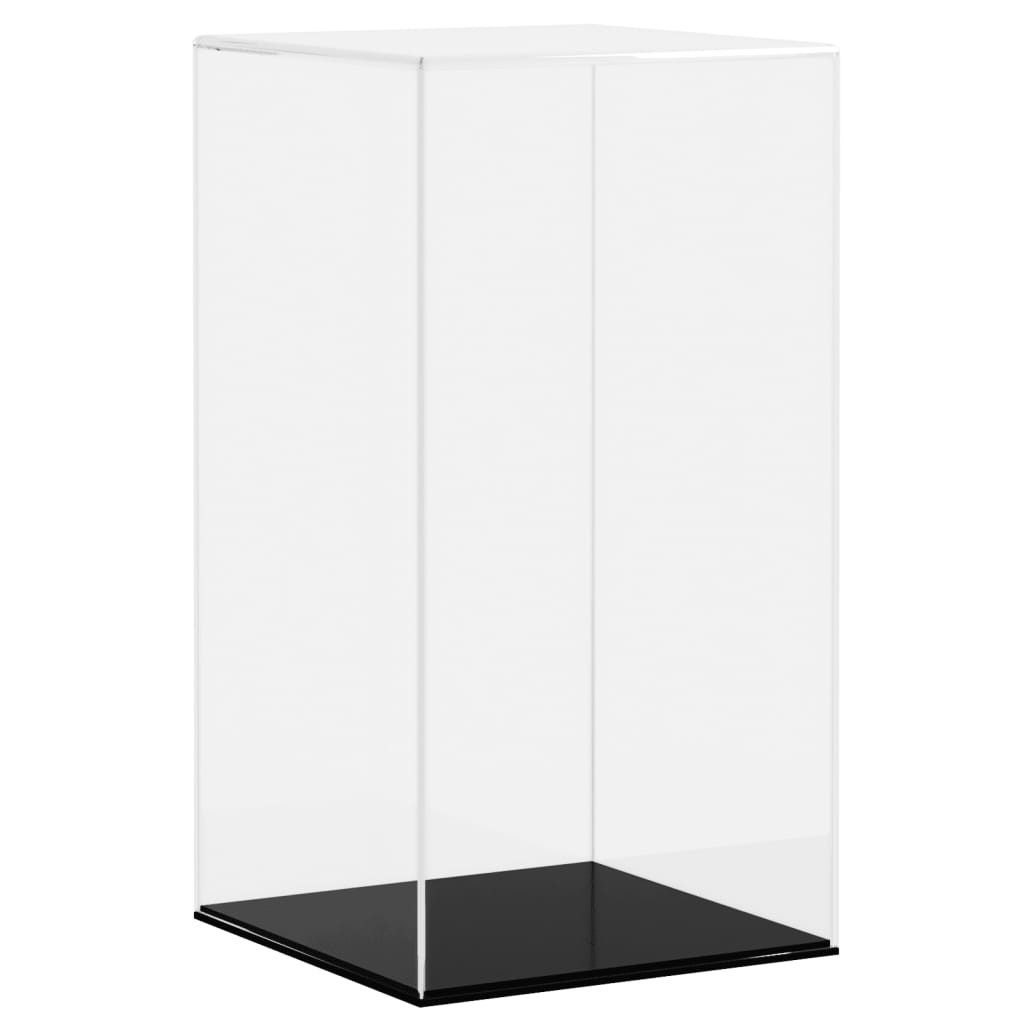 vidaXL Glasvitrine Vitrine Transparent 20x20x38 cm Acryl