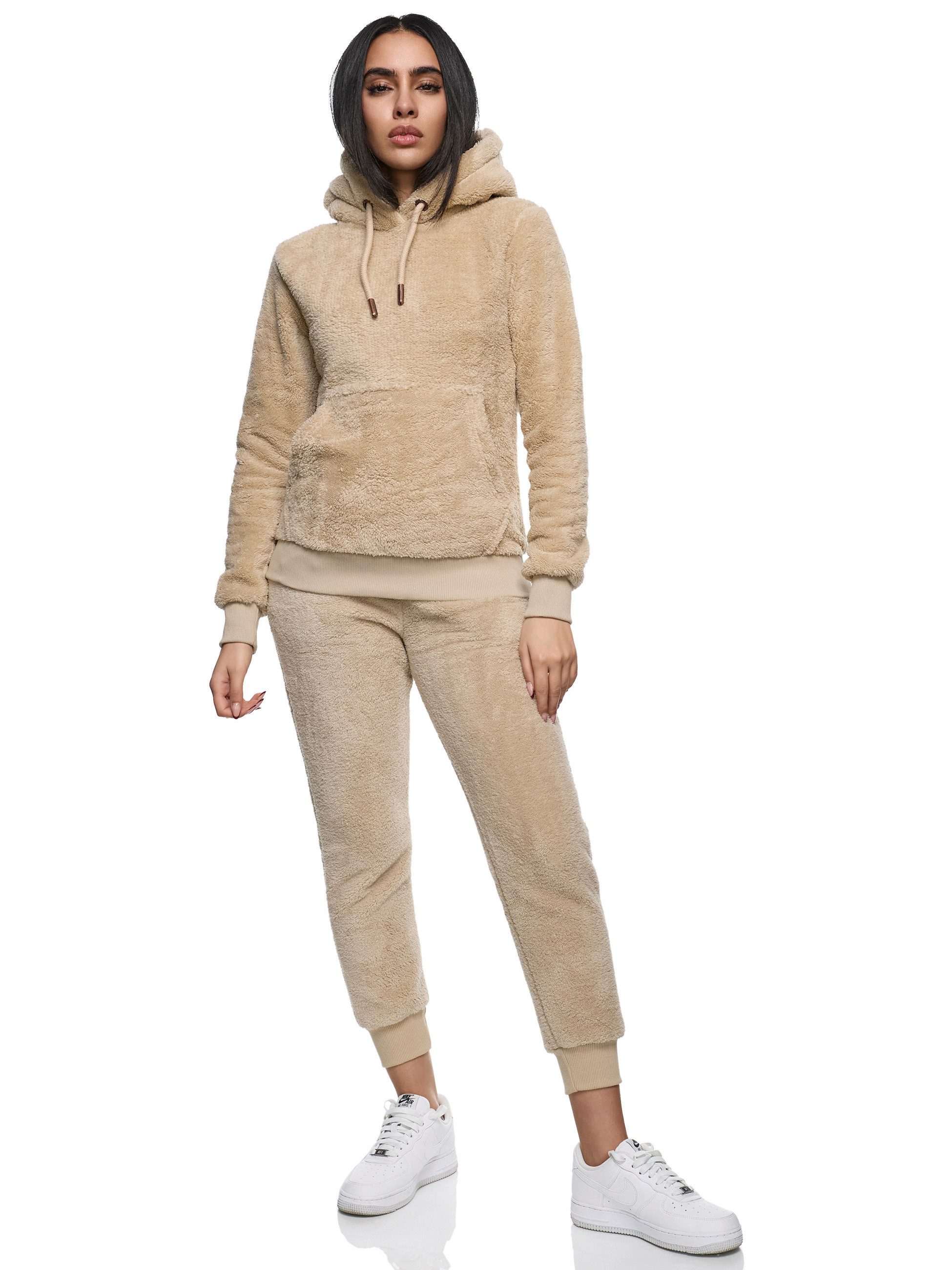 REPUBLIX Jogginganzug EMERY, Damen Plüsch Zweiteiler Hausanzug Training Spo günstig online kaufen