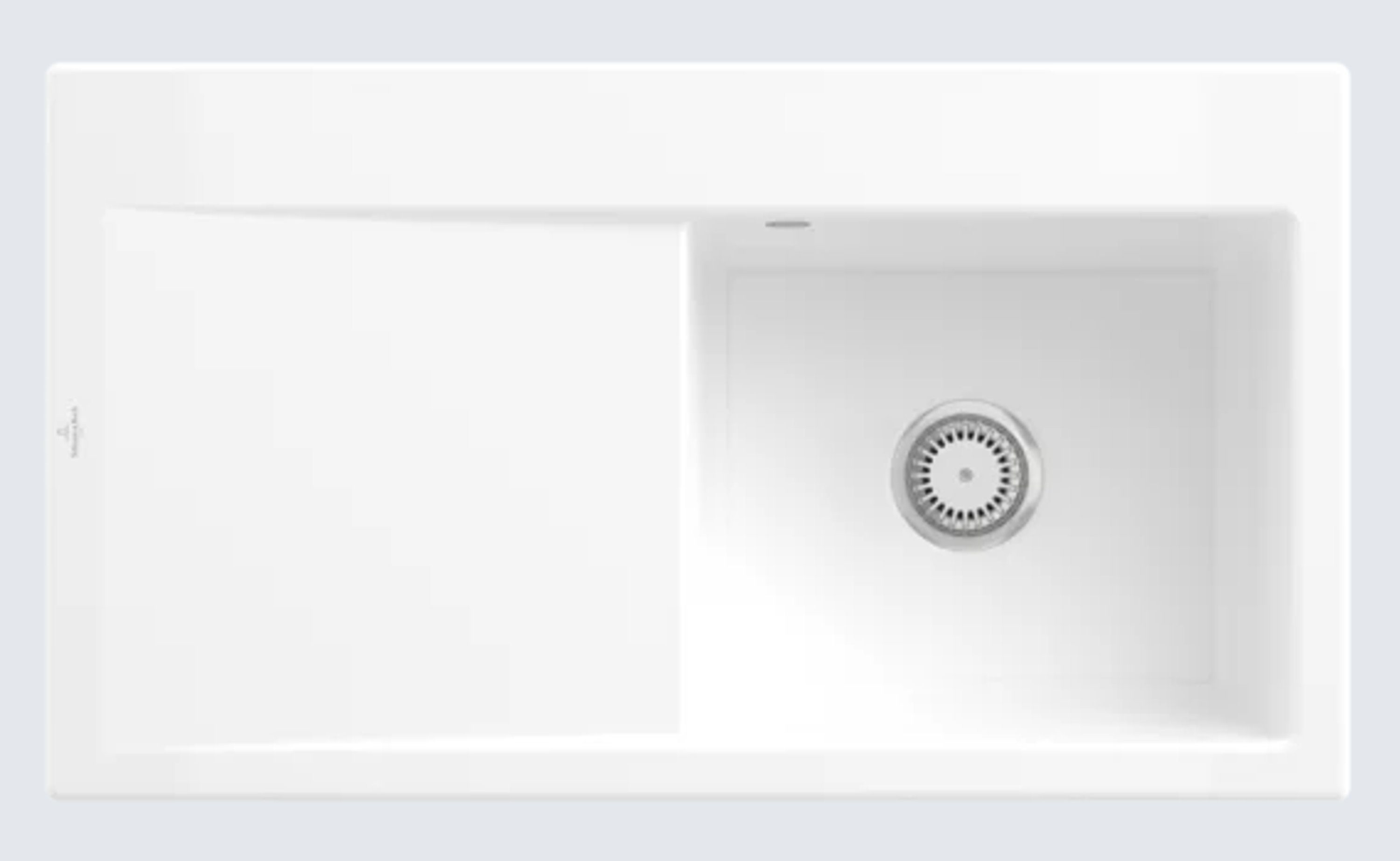 Villeroy & Boch Küchenspüle 3351 01 R1, Rechteckig, 90/22 cm, für den aufliegenden Einbau