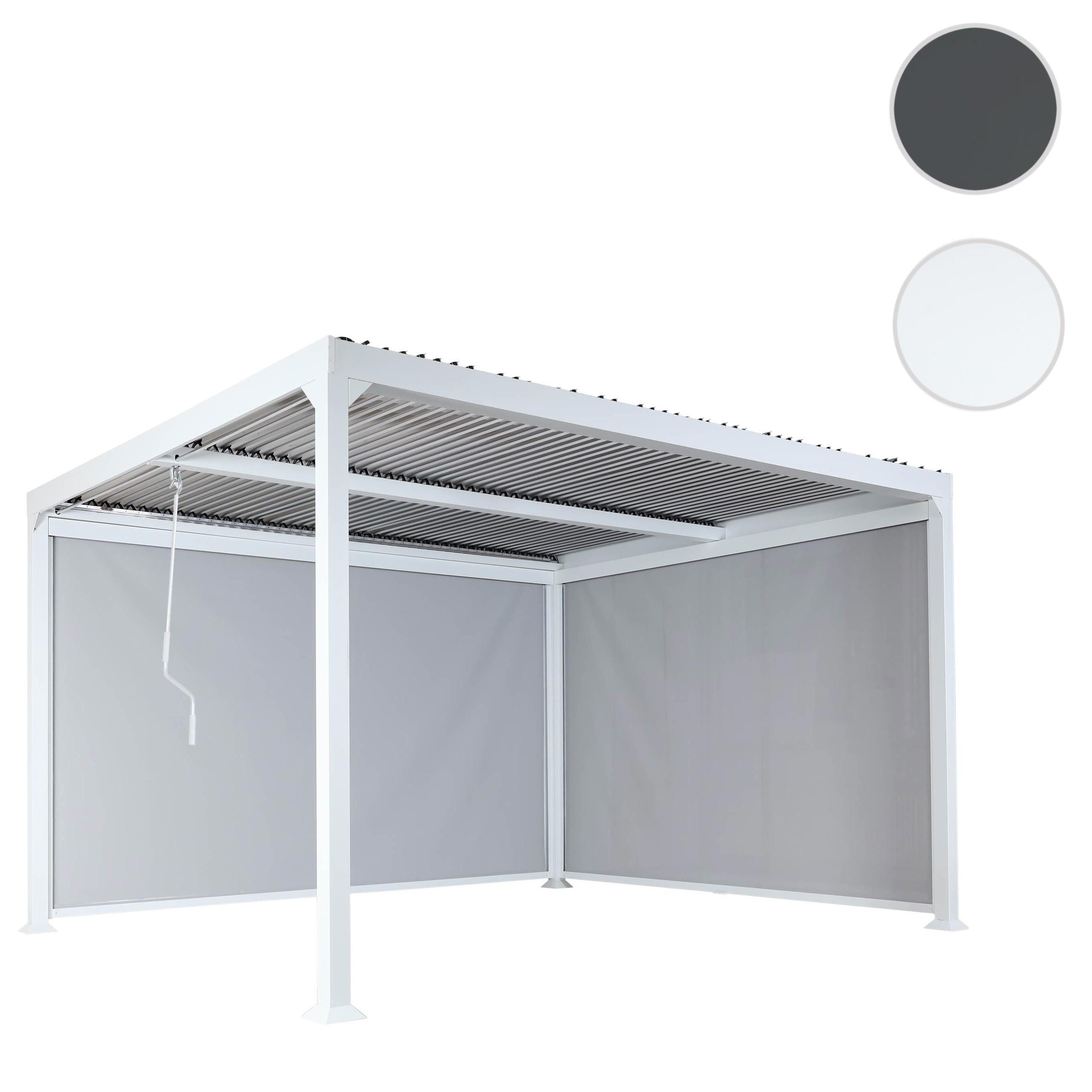 MCW Pergola MCW-L41-S2, BxTxH: 306x368x224 cm, (3-tlg), Inkl. Füße für eine stabile Standfestigkeit, Gestell mit 8x8cm Pfosten
