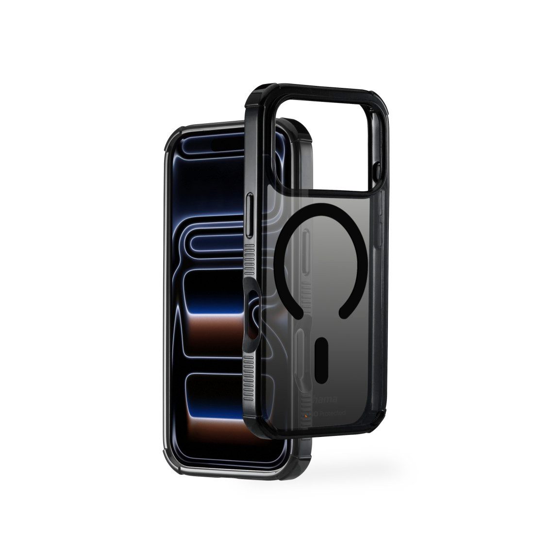 Hama Smartphone-Hülle Handyhülle „Extreme Protect“ für iPhone 17 Pro (f. MagSafe, stoßfest), kratzfest, Kameraschutz