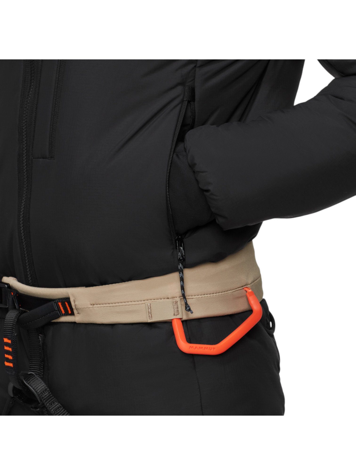 Mammut Winterjacke Rime Pro Belay Insulated Hooded (Bergsteigen, warm) schwarz Herren