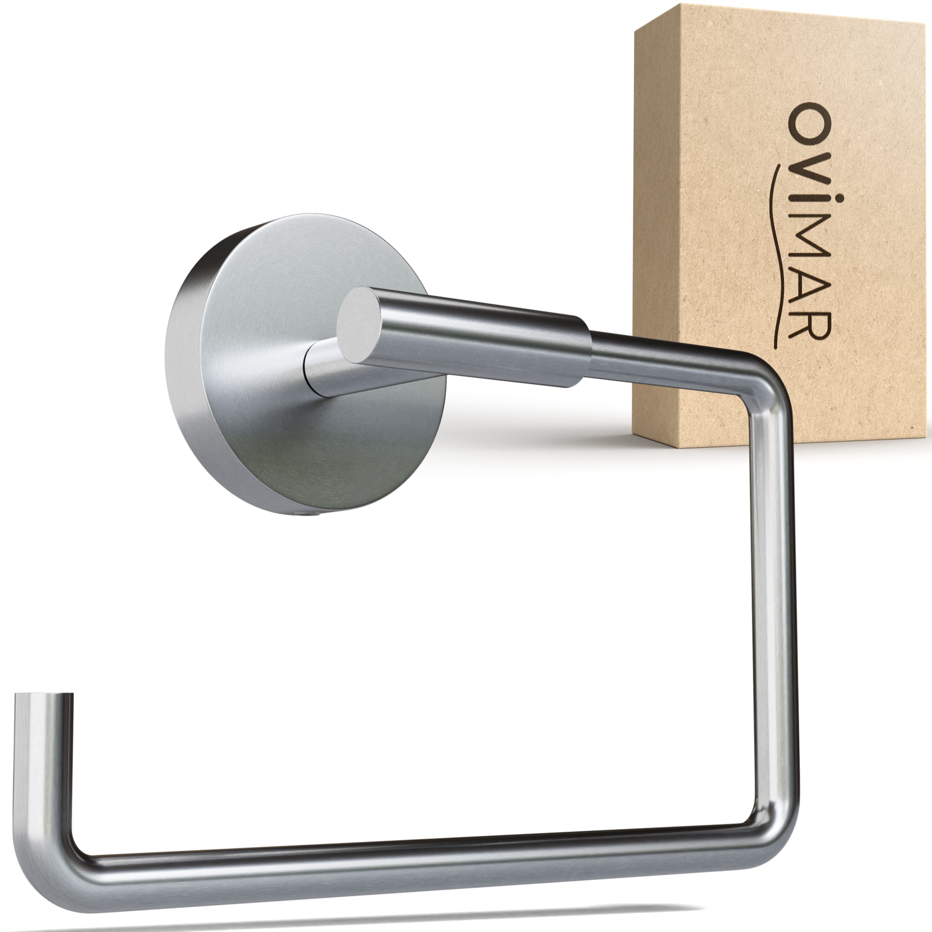 ovimar Toilettenpapierhalter Sejero (1-St), aus Edelstahl in Silber zur Zum günstig online kaufen