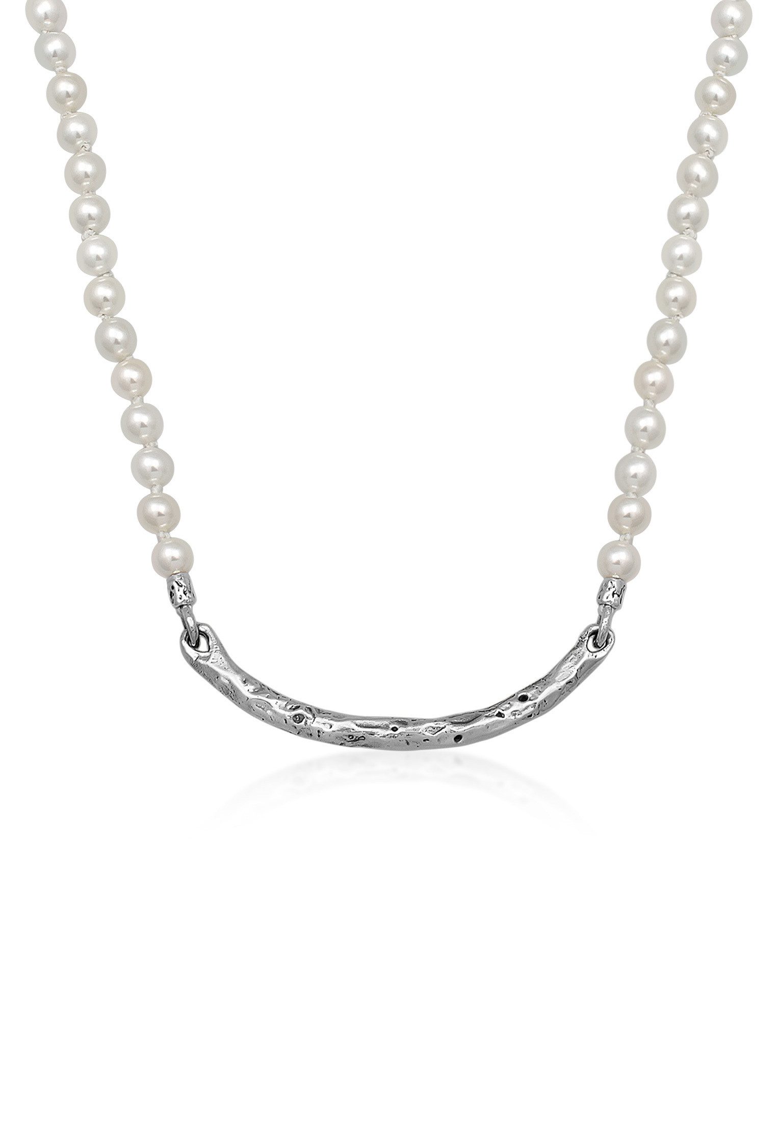 HAZE & GLORY Silberkette Perlenkette Vintage Element 925 Silber