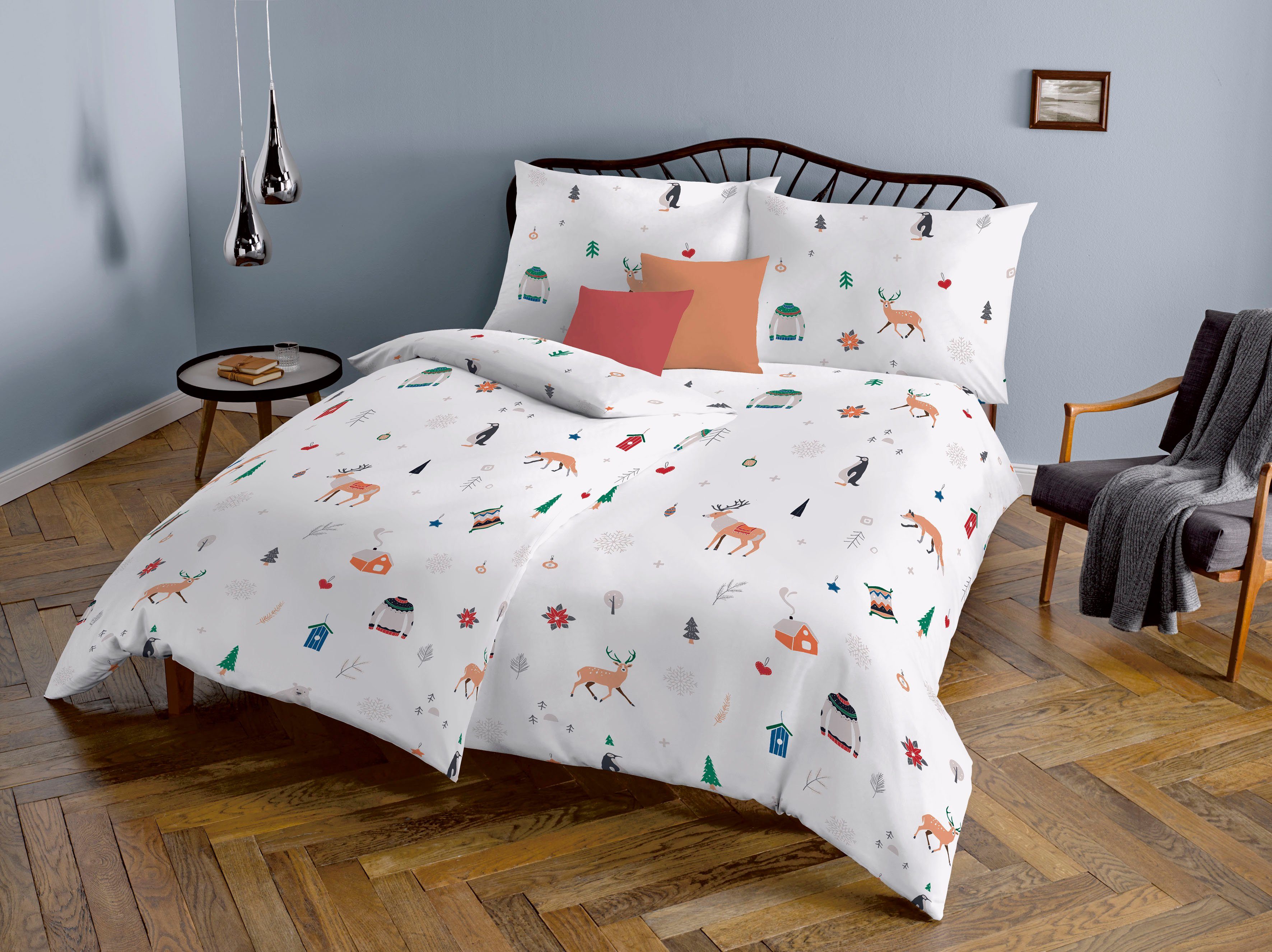 fleuresse Bettwäsche Milano, Mako-Satin, 2 teilig, Mako Satin, Baumwolle, in Gr. 135x200, 155x220, 200x200cm