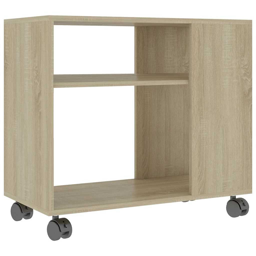 furnicato Beistelltisch Sonoma-Eiche 70x35x55 cm aus Holzwerkstoff (1-St)