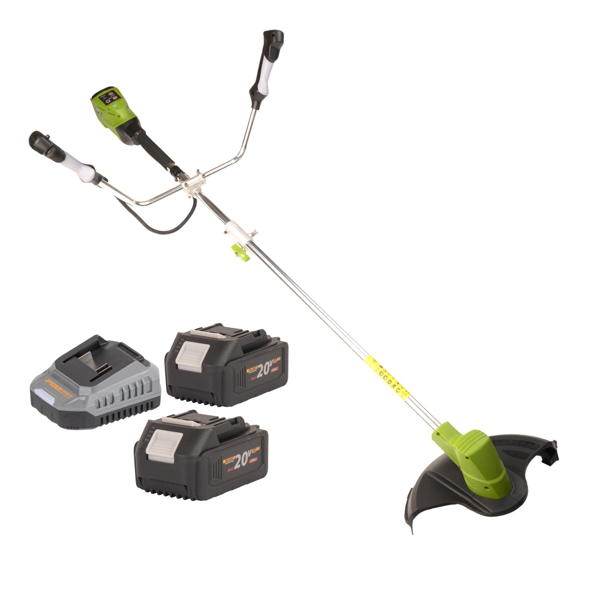 PRO CRAFT Akku-Freischneider PTA30 20 V 300 mm Brushless + 2x Akku 4,0 Ah + Ladegerät