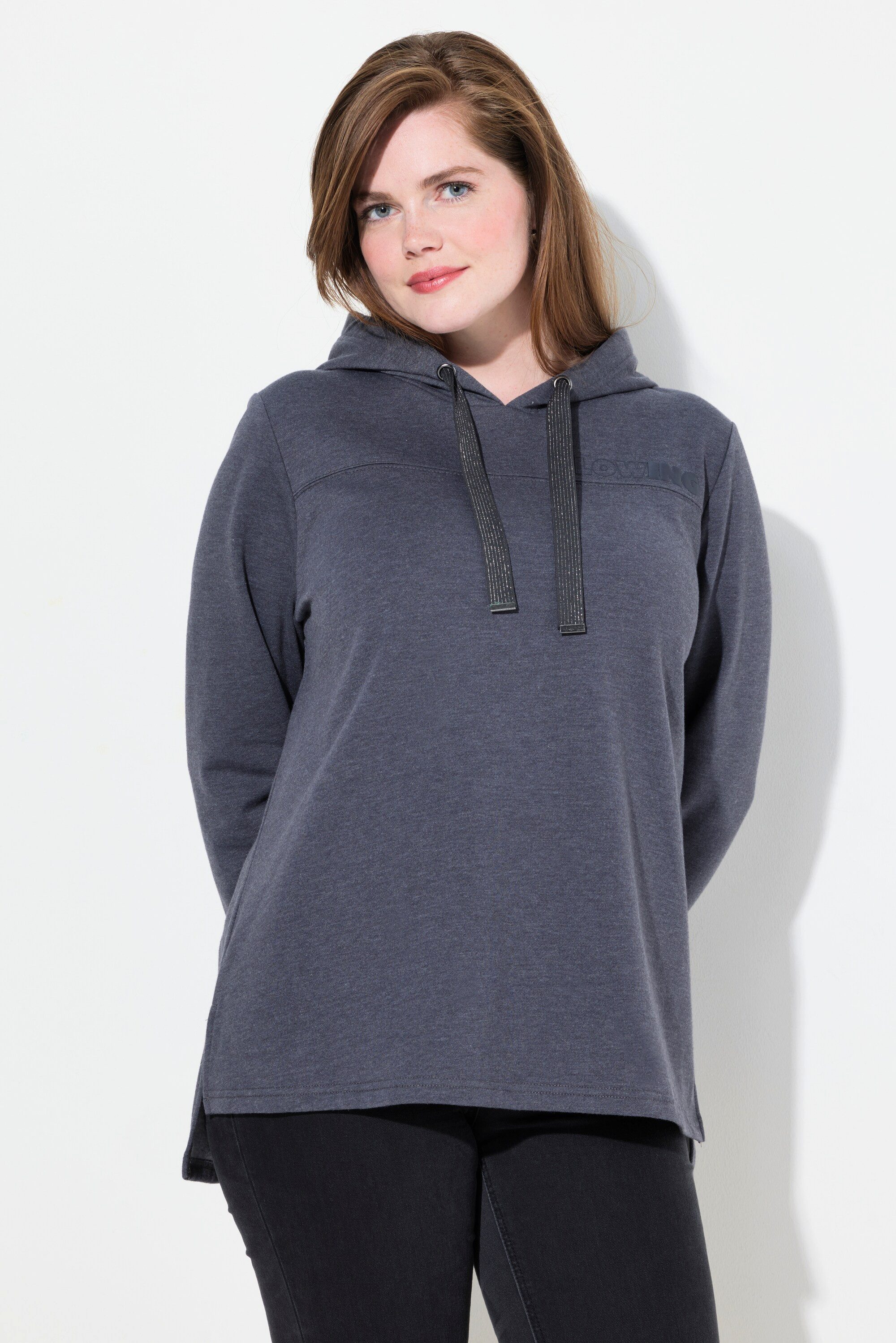 Ulla Popken Sweatshirt Sweatshirt Schriftdruck Classic günstig online kaufen