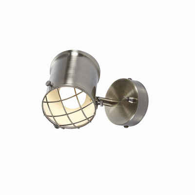 Lindby LED Einbaustrahler Ebbi, dimmbar, Leuchtmittel nicht inklusive, Modern, Metall, altmessing, 1 flammig, E14, Deckenleuchte