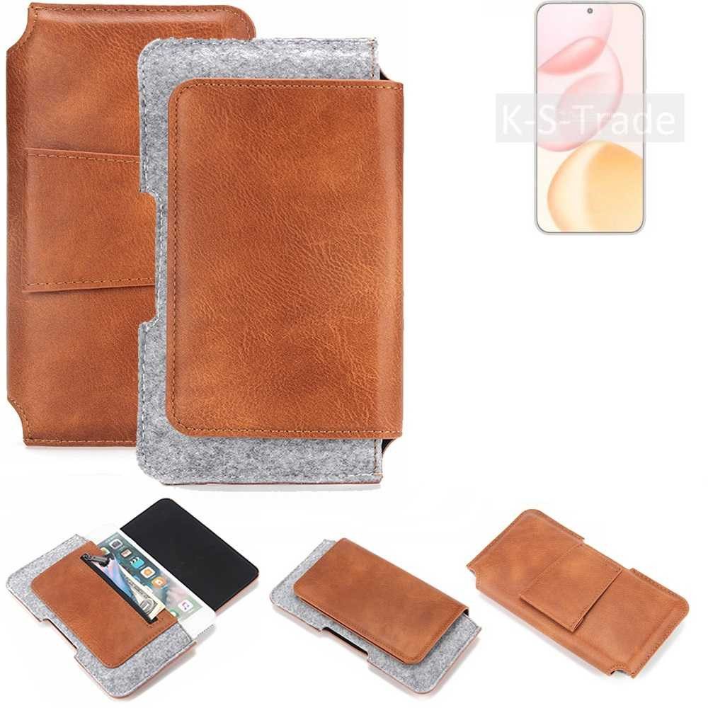 K-S-Trade Handyhülle für Honor 400, Handyhülle Schutzhülle Gürteltasche Holster Gürtel Tasche