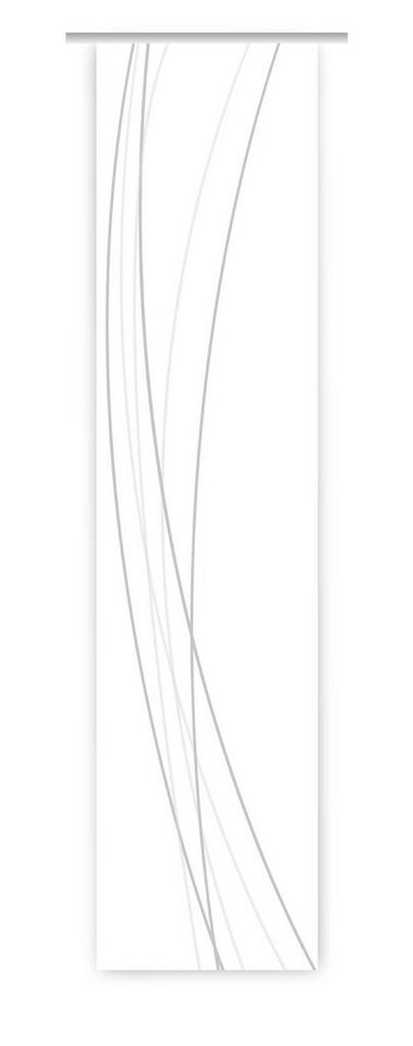 Schiebegardine Linea hellgrau blanco links Schiebevorhang HxB 260x60 cm -  B-line, gardinen-for-life