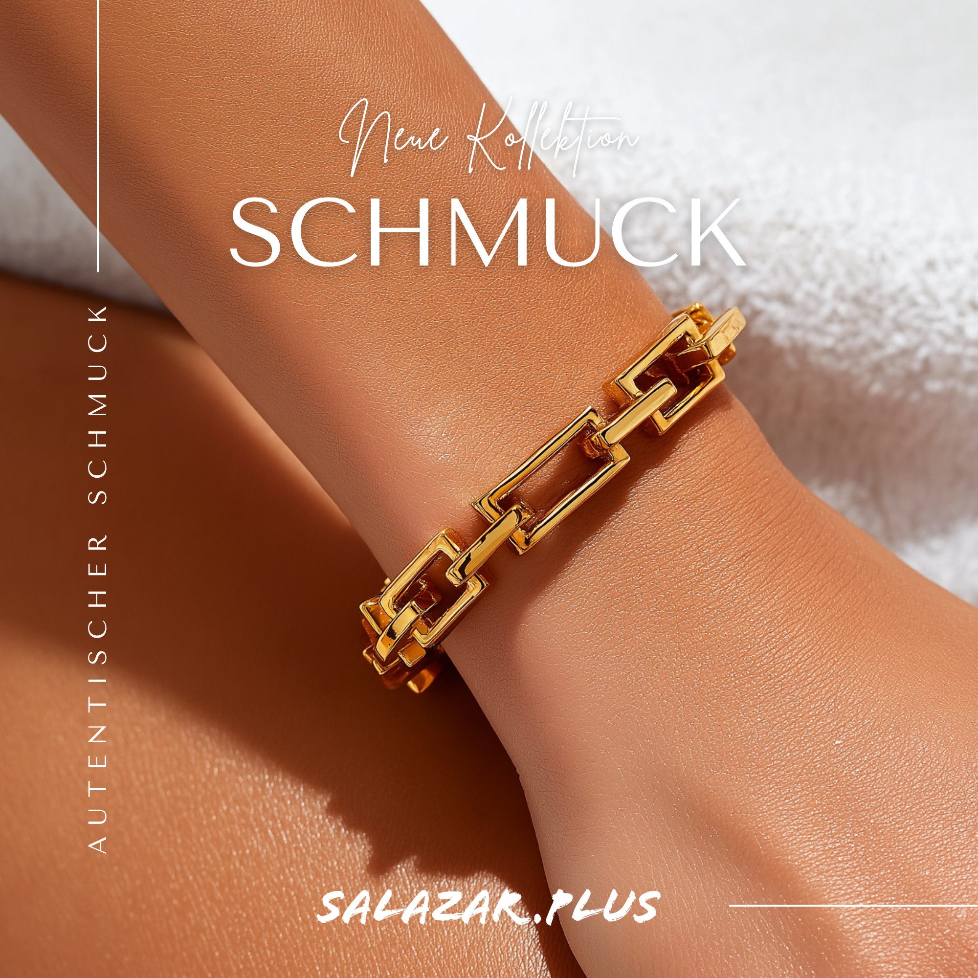 salazar.plus Gliederarmband Luxus elegantes Damen Armband vergoldetes Edels günstig online kaufen