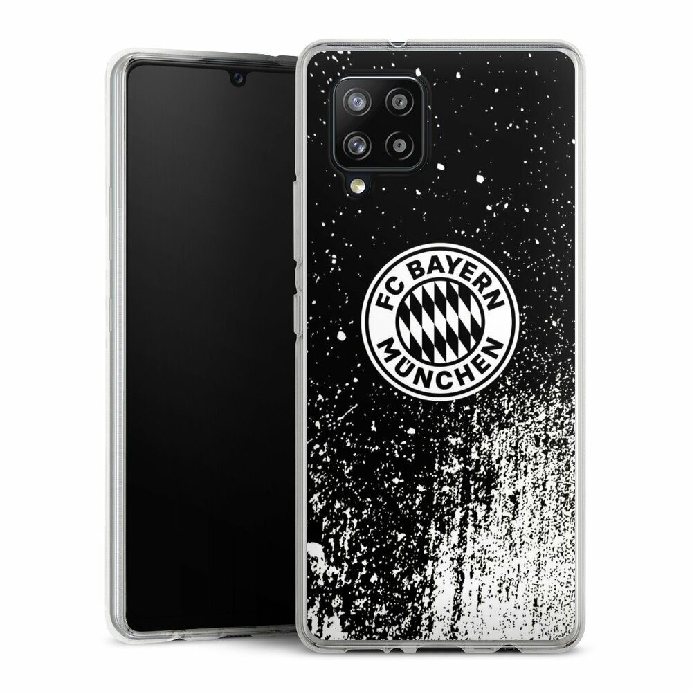 Handyhülle FC Bayern München Offizielles Lizenzprodukt FCB Splatter Schwarz - FCB