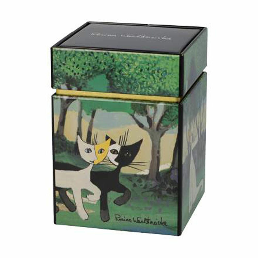 Goebel Teedose Rosina Wachtmeister - Una passeggiata nel verde, Metall