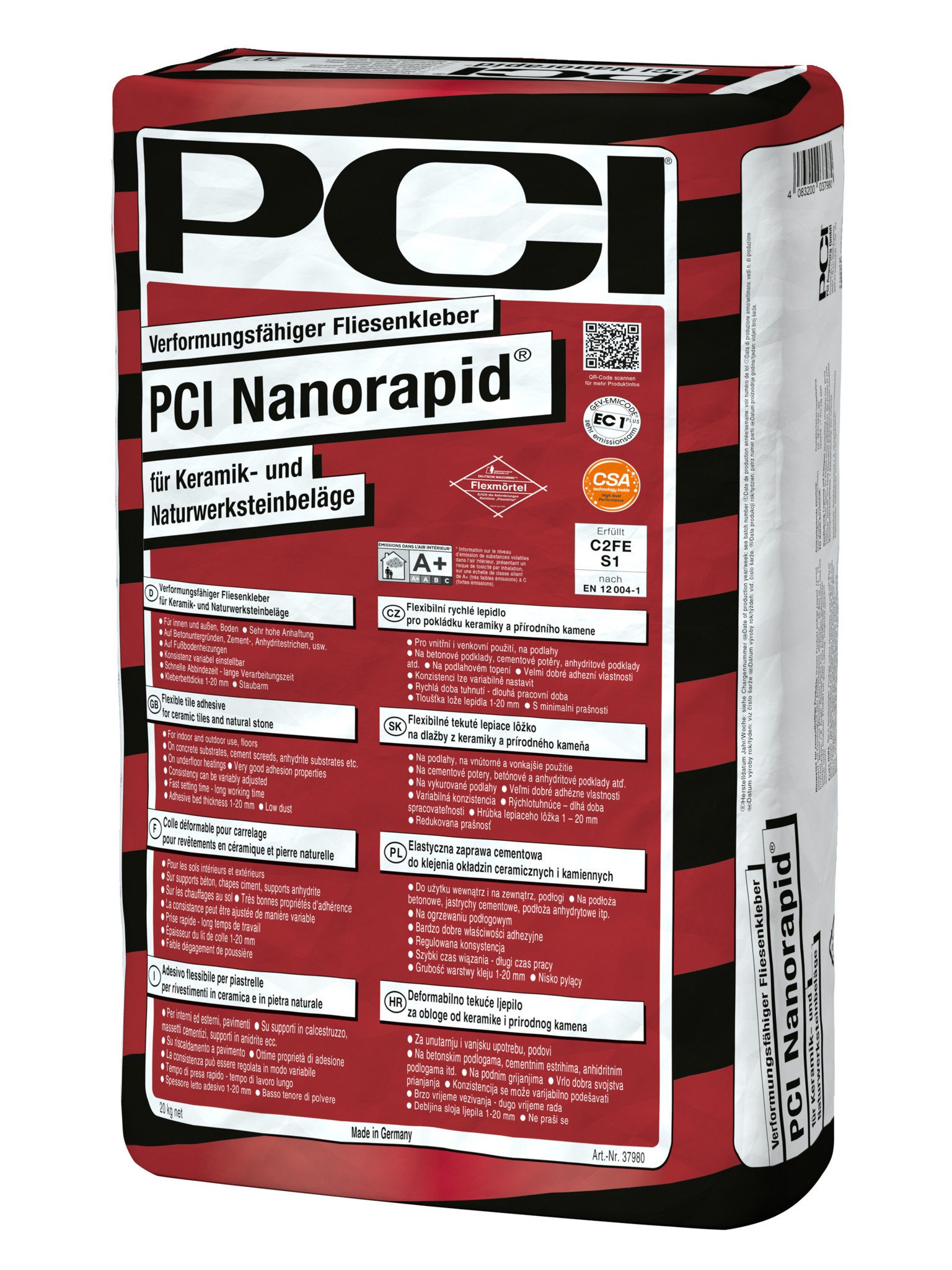 PCI Fliesenkleber PCI Nanorapid® beige 20 kg, 21 kg