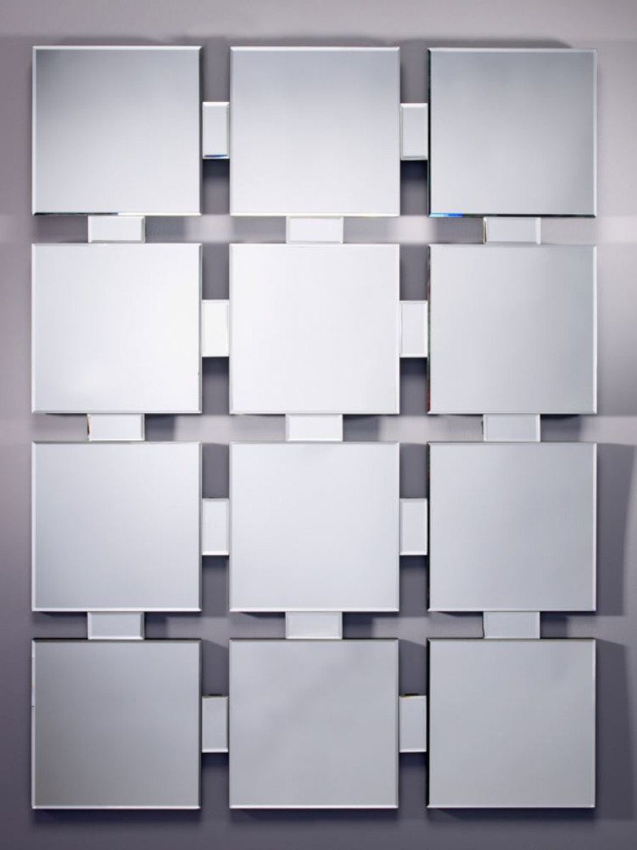 Luxus Qualität Padrino x Wandspiegel / - Spiegel Wandspiegel 90 cm Luxus Casa H. 122