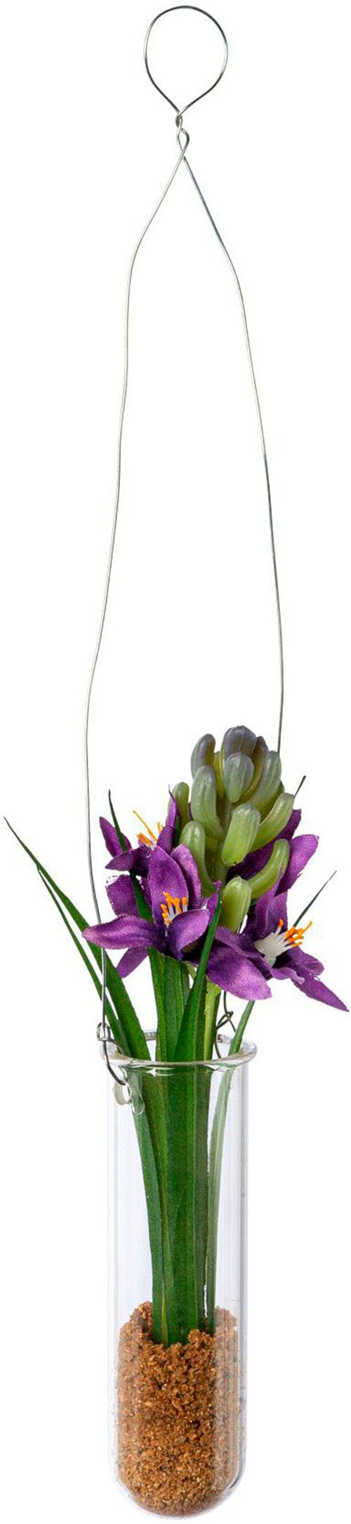 Kunstblume Hyacinthe in Hängevase Hyacinthe, Creativ green, Höhe 35 cm