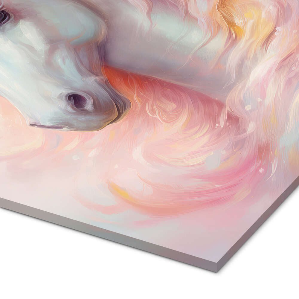Posterlounge Wandbild Traumhaft schönes Einhorn, Dolphins DreamDesign, erhältlich als Poster, Leinwandbild, Wandsticker oder Acrylglasbild