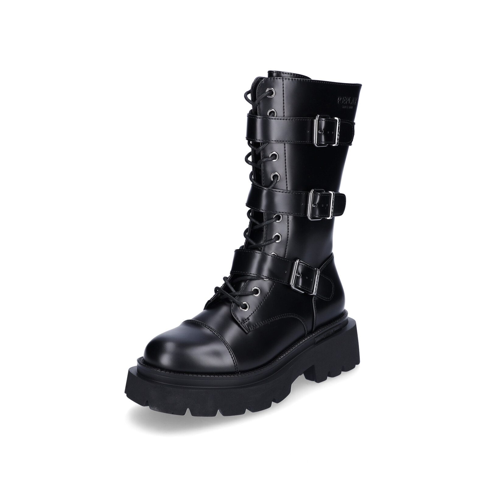 Replay Replay Damen Schnürstiefel Orphea Moto schwarz Stiefel günstig online kaufen