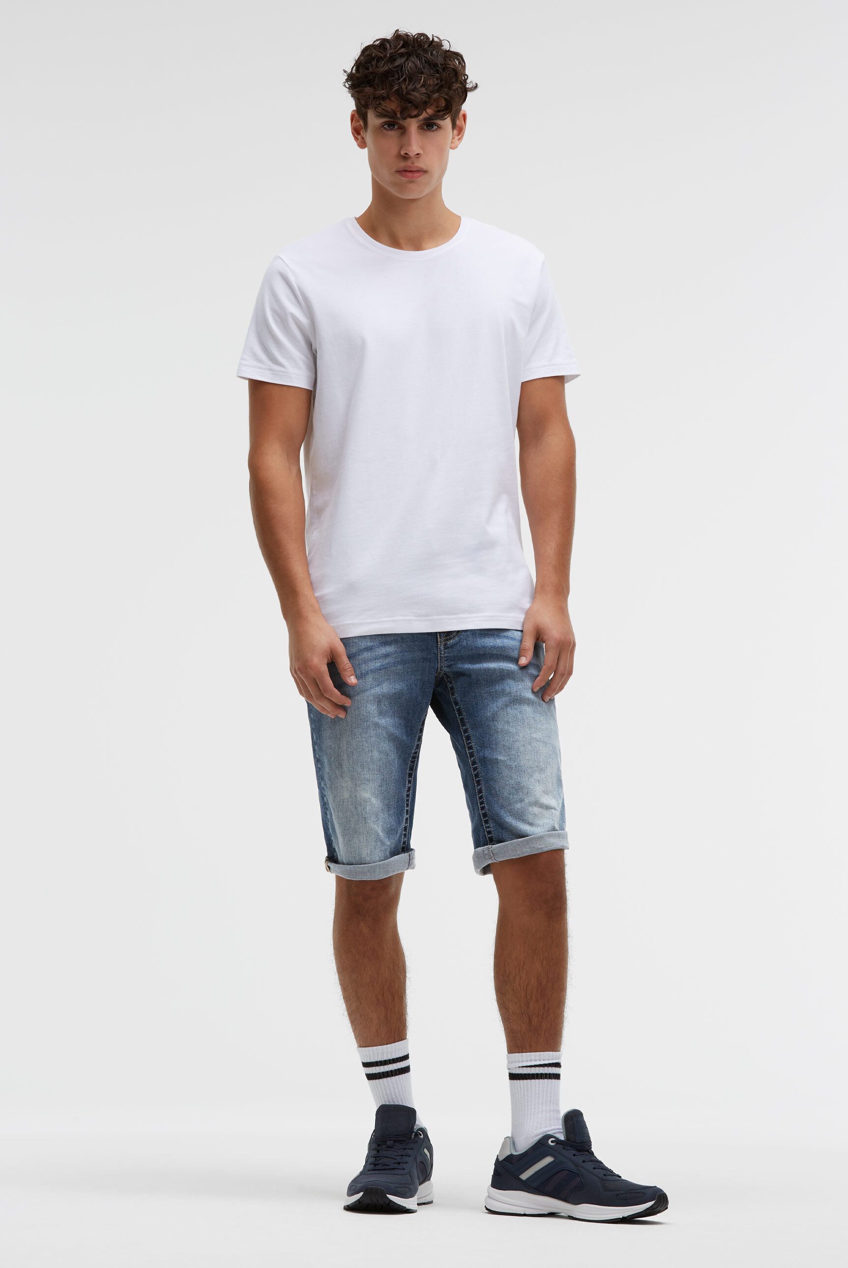 CAMP DAVID Jeansshorts mit Turn-Up Saum