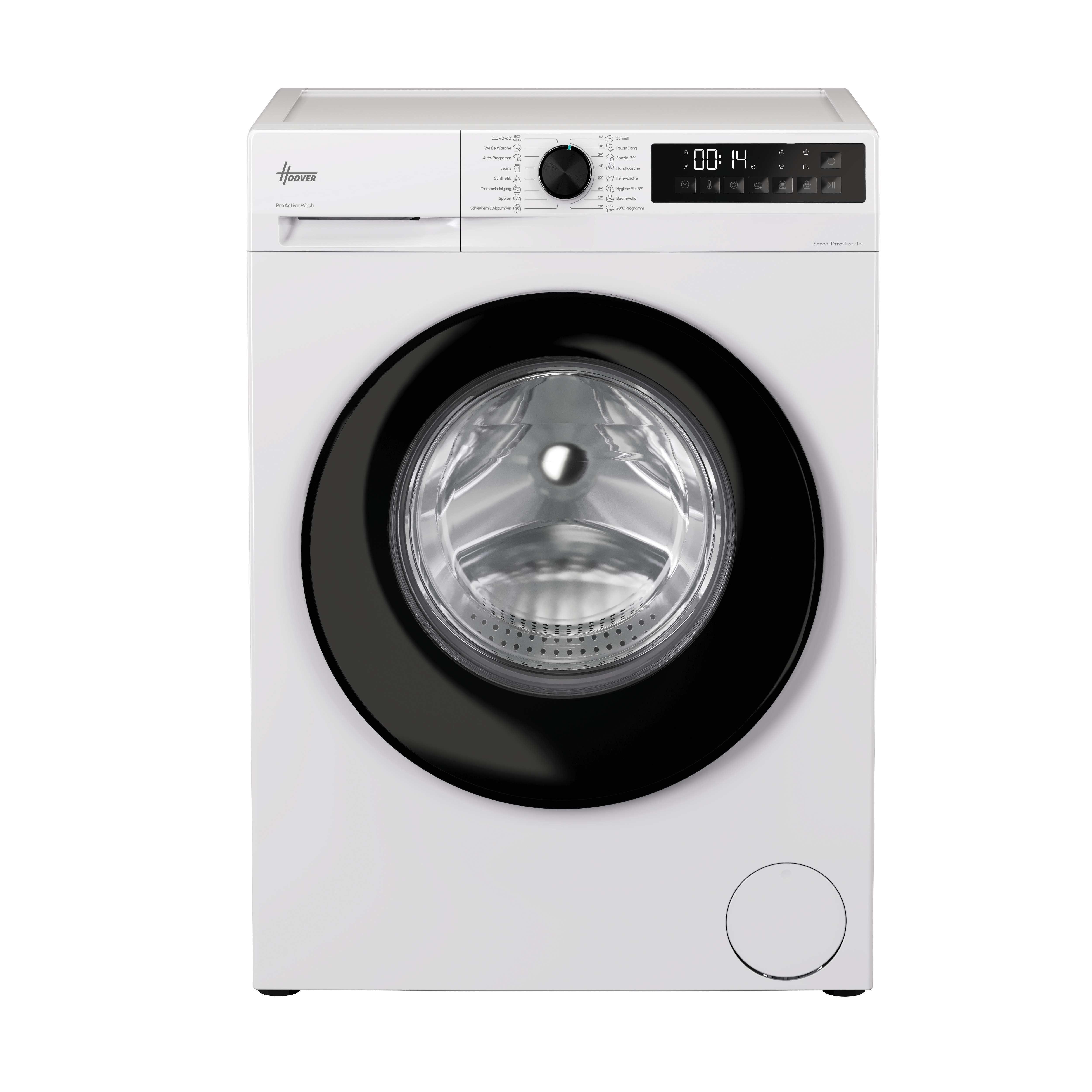 Hoover Waschmaschine H/ProWash 300 HGDQ48SB6-84, 8 kg, 1300 U/min, Vielseitige Kurzprogramme