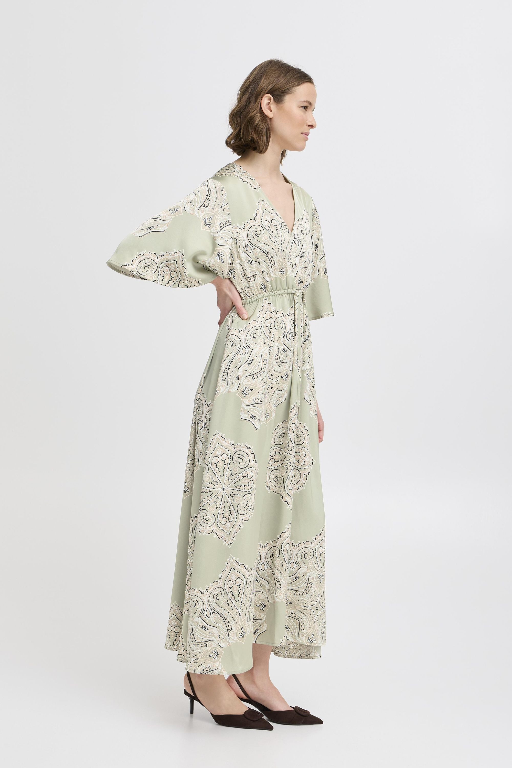 b.young Midikleid BYJANNIKE Elegantes Sommerkleid günstig online kaufen