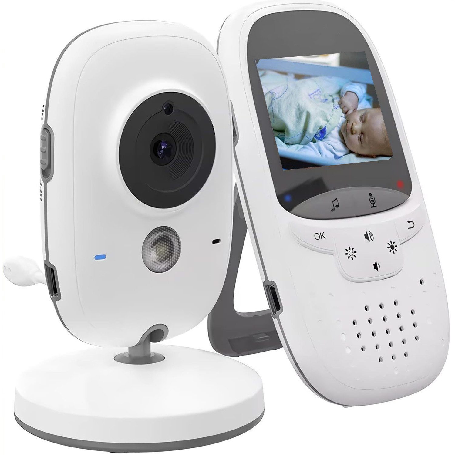 Video-Babyphone 2.4 GHz Kabelloser Video Babymonitor mit Digitalkamera
