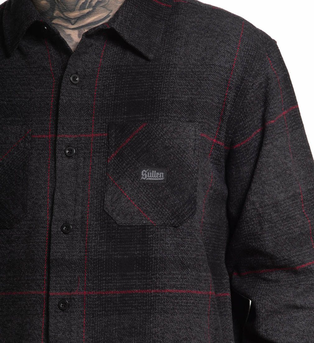 Sullen Clothing Langarmhemd Bombtrack Flannel Shirt Holzfällerhemd Kariert