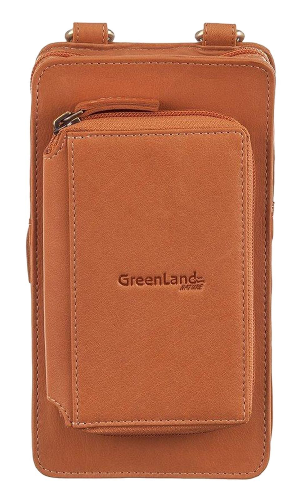 GreenLand Nature Handytasche Phone Bag / Wallet, aus echtem Rindsleder
