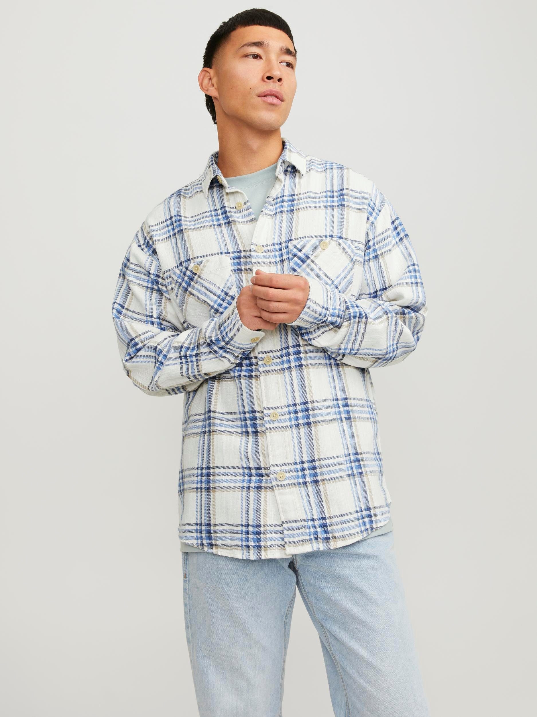 Jack & Jones Langarmhemd JJEMICHAEL OVERSHIRT günstig online kaufen