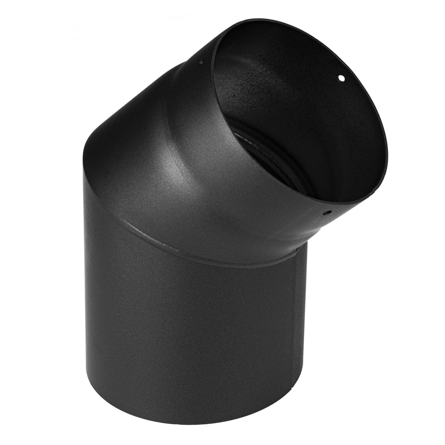 Ofenrohr Raik Rauchrohr Ofenrohr gebogen 130mm - 45° Schwarz