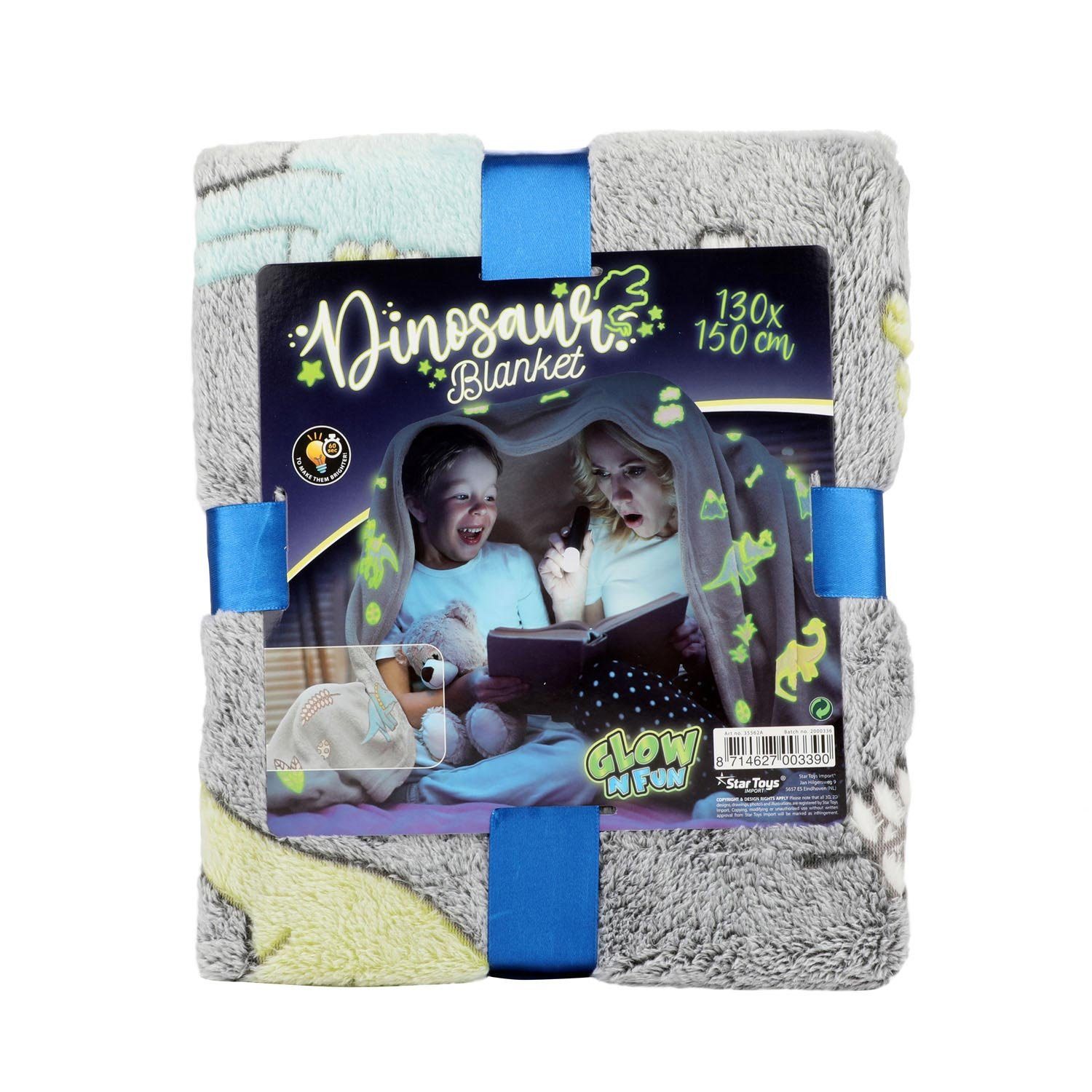 Kinderdecke GLOW N FUN Fluoreszierende Decke Dino