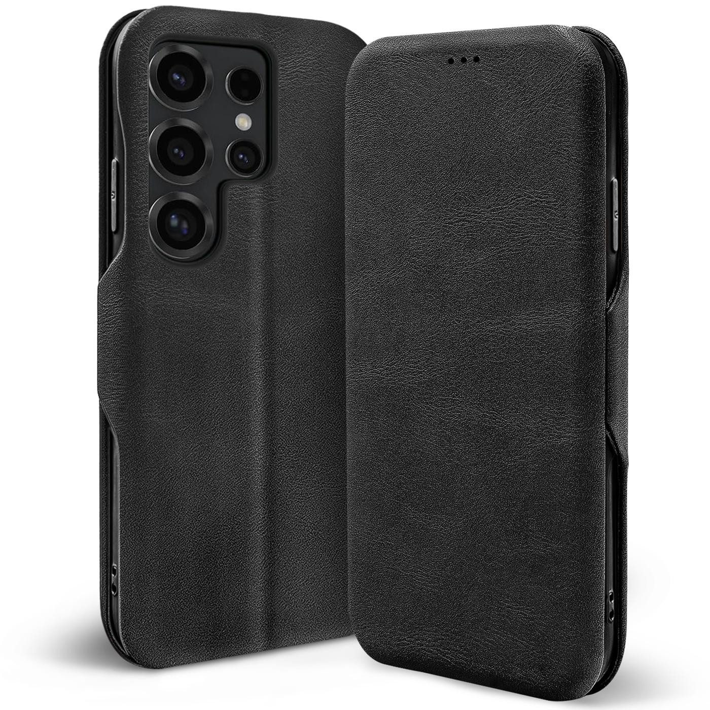 CoolGadget Handyhülle Business Premium Hülle Für Samsung Galaxy S26 Ultra 6,9 Zoll, Handy Tasche mit Kartenfach für Samsung S26 Ultra 5G Schutzhülle