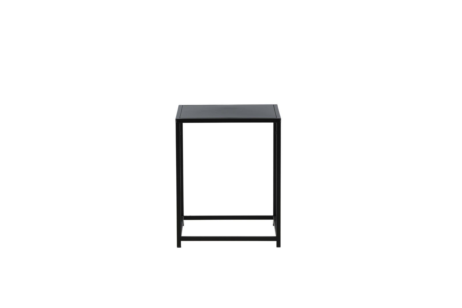 ebuy24 Couchtisch Staal Ecktisch 38x37 cm schwarz.