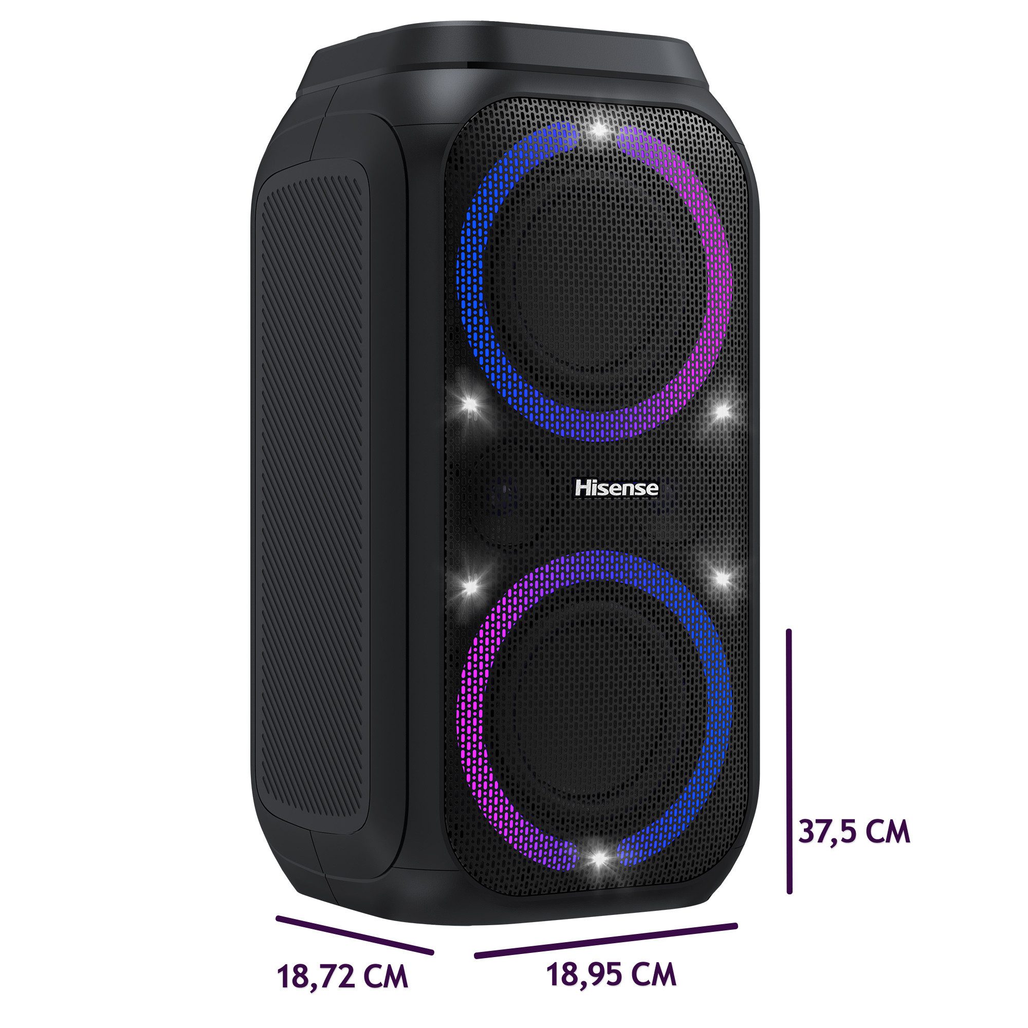 Hisense Party Rocket 160 Bluetooth-Lautsprecher (12 Stunden Akkulaufzeit)