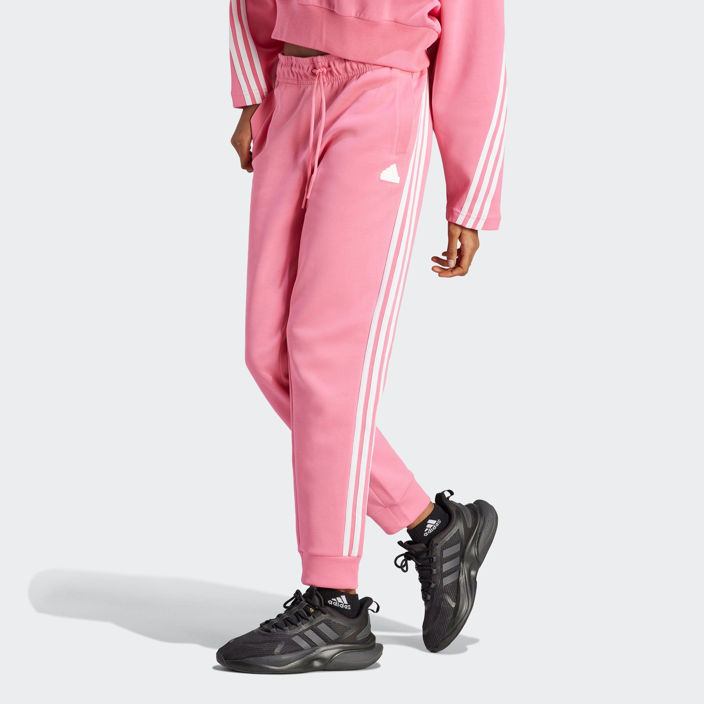 ICONS (1-tlg) Pink REGULAR FUTURE adidas Sporthose Sportswear Fusion HOSE 3STREIFEN