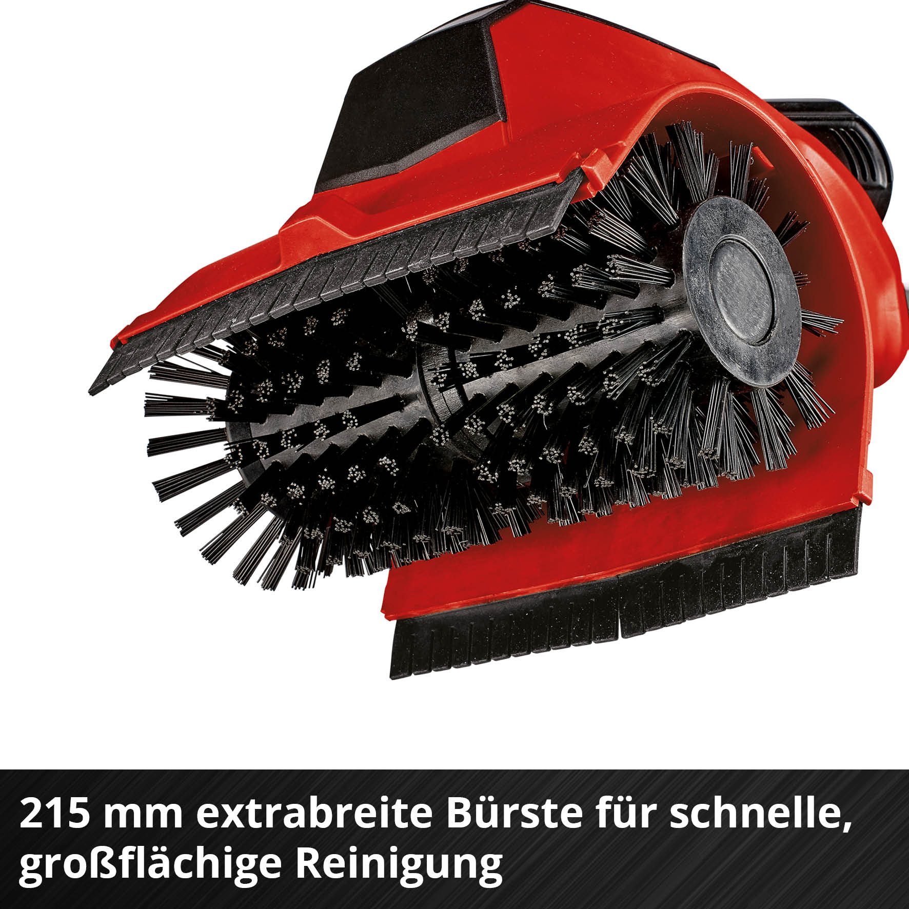 Einhell Akku-Oberflächenbürste PICOBELLA 18/215, 21,5 cm Arbeitsbreite, integrierter Schlauchanschluss, ohne Akku und Ladegerät – Bild 4 von 5