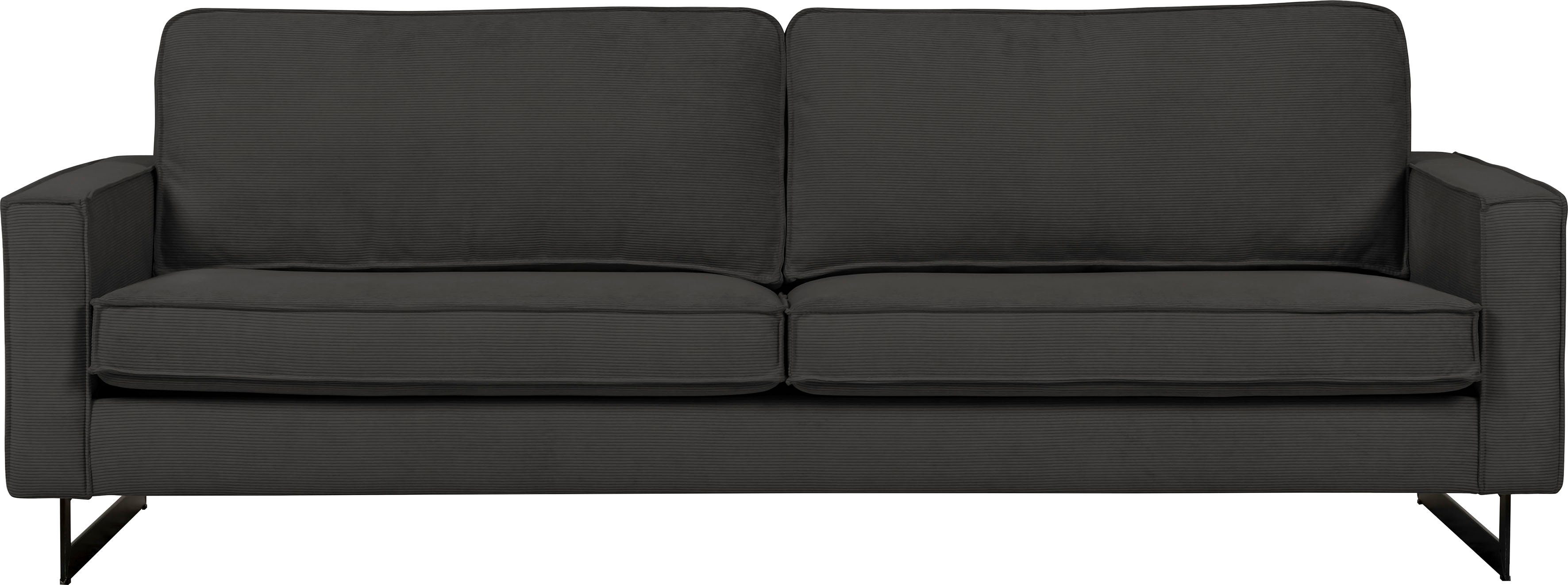 Home affaire 3-Sitzer "Maxi-Ausführung Pinto, 236 cm, Cord, Chenille, Leder günstig online kaufen