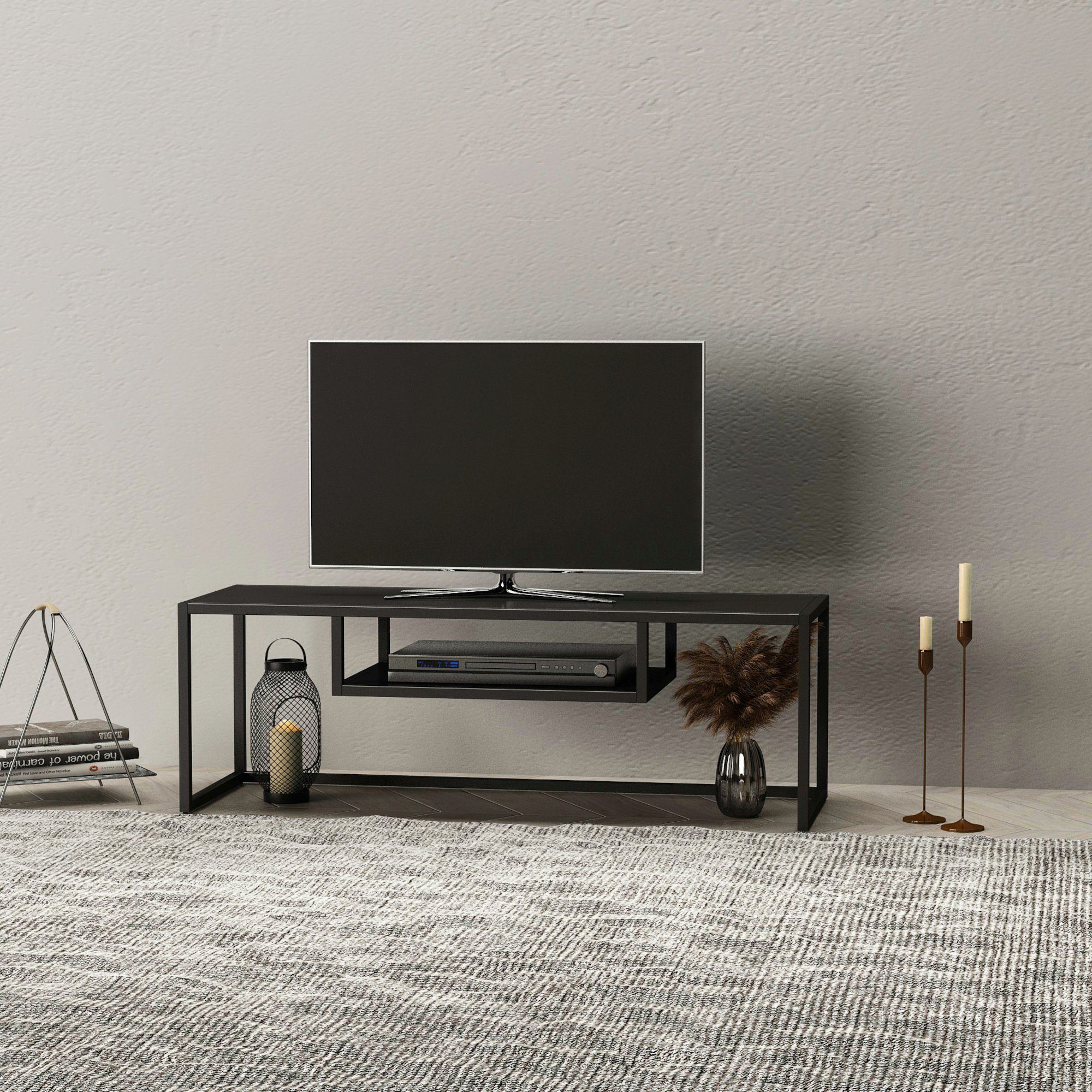 en.casa TV-Regal, »Isokyrö« Metall 120 x günstig online kaufen