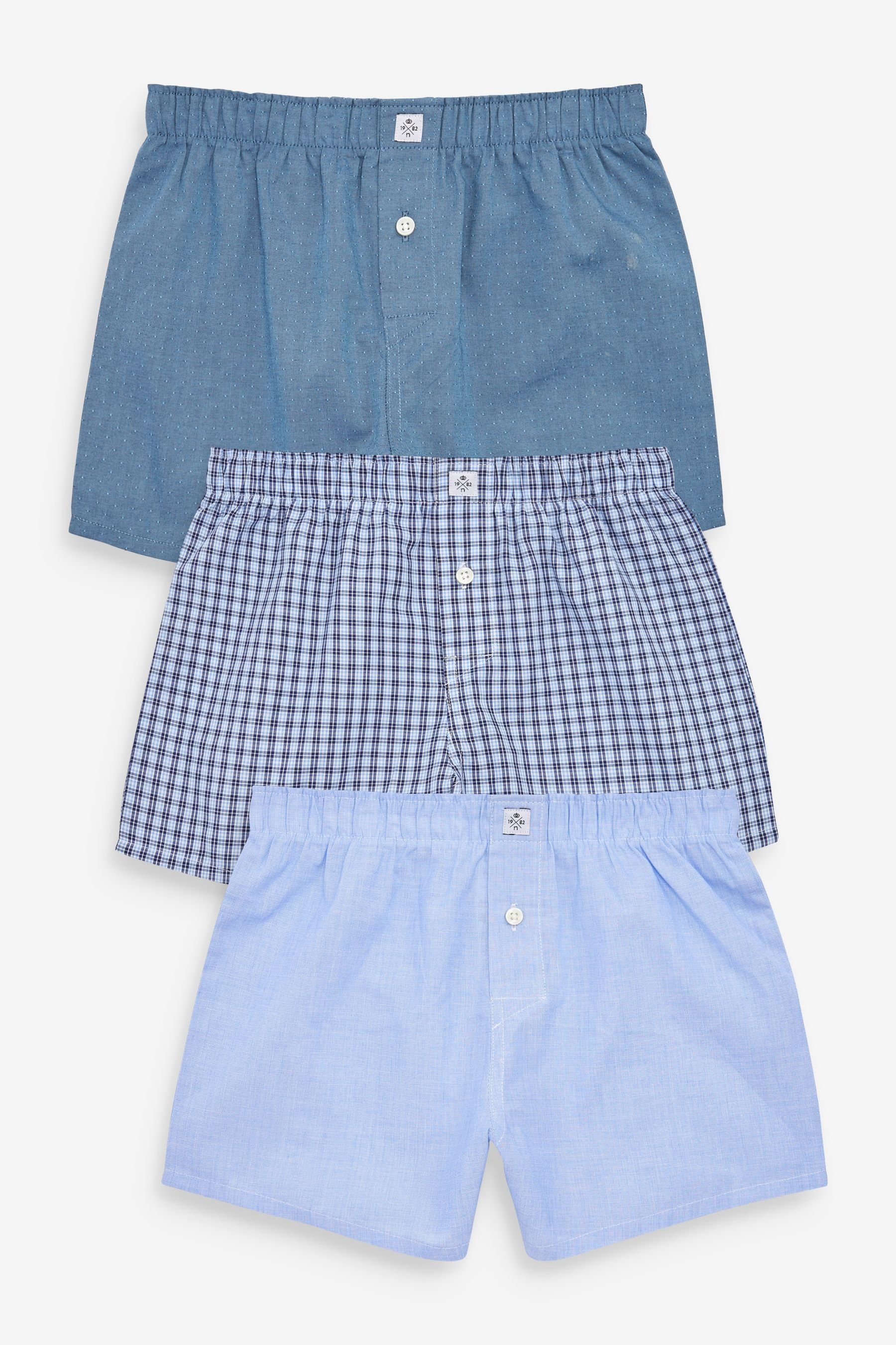 Trunk Gewebte Boxershorts, 3er-Pack