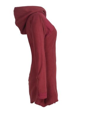 Vishes Minikleid Asymmetrisches Patchwork Kleid - Recycling-Fleece Hippie, Goa, Ethno, Elfen Style