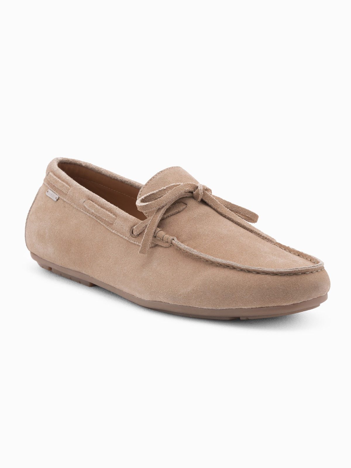 OMBRE Herren Leder Mokassin Schuhe mit Driver Sohle Mokassin