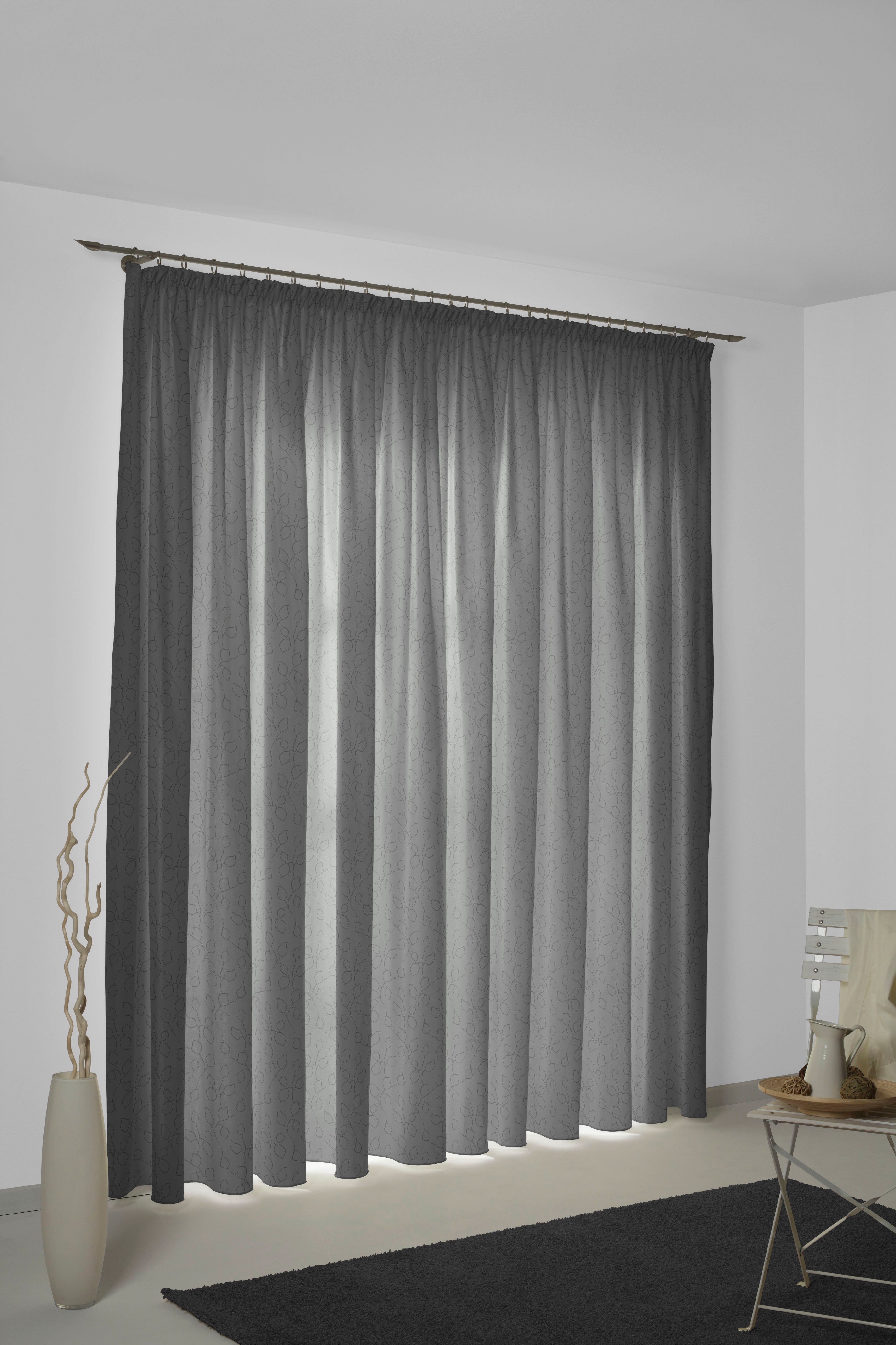 Wirth Vorhang Westport (1 St), Smokband, blickdicht, Jacquard