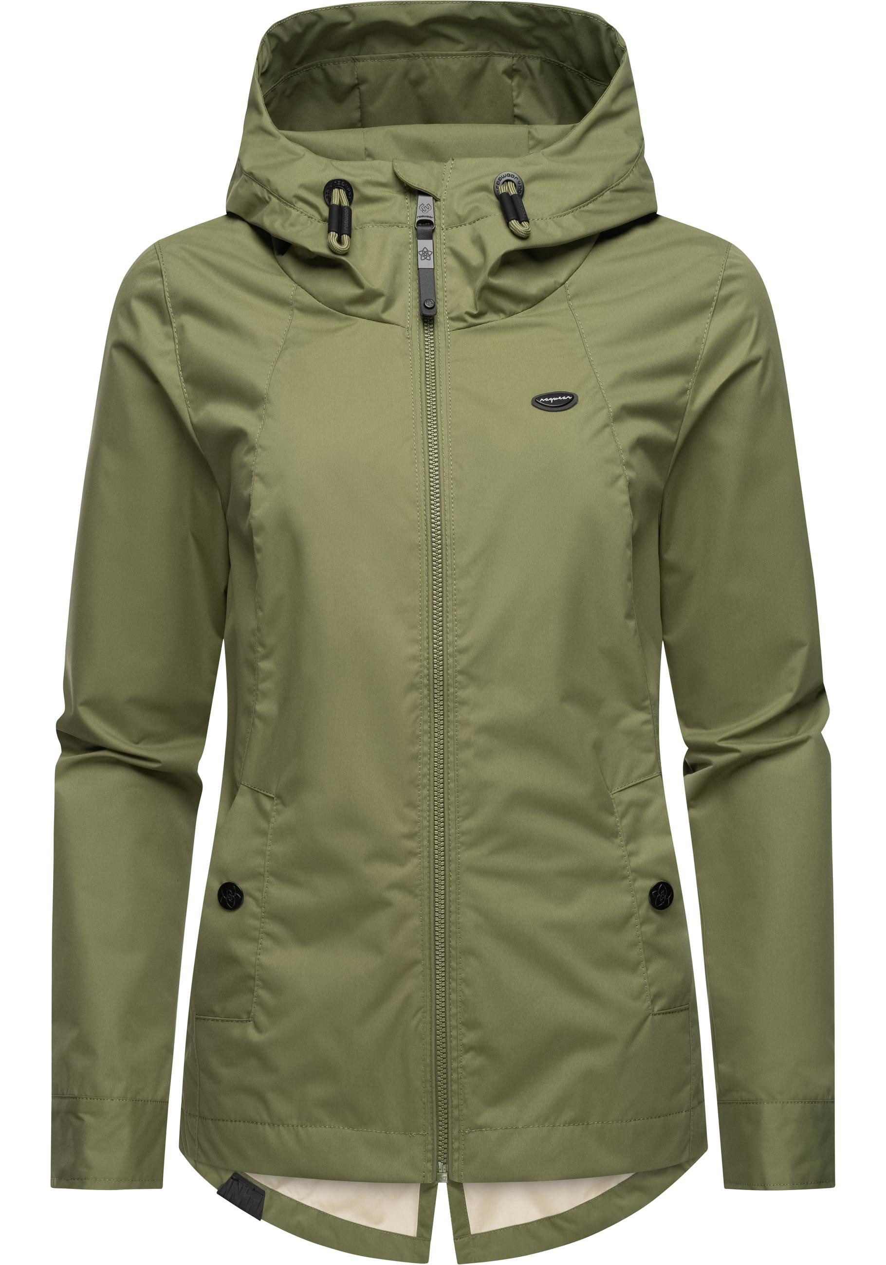 Ragwear Outdoorjacke Monade Übergang stylische Übergangsjacke mit großer Kapuze – Bild 4 von 5