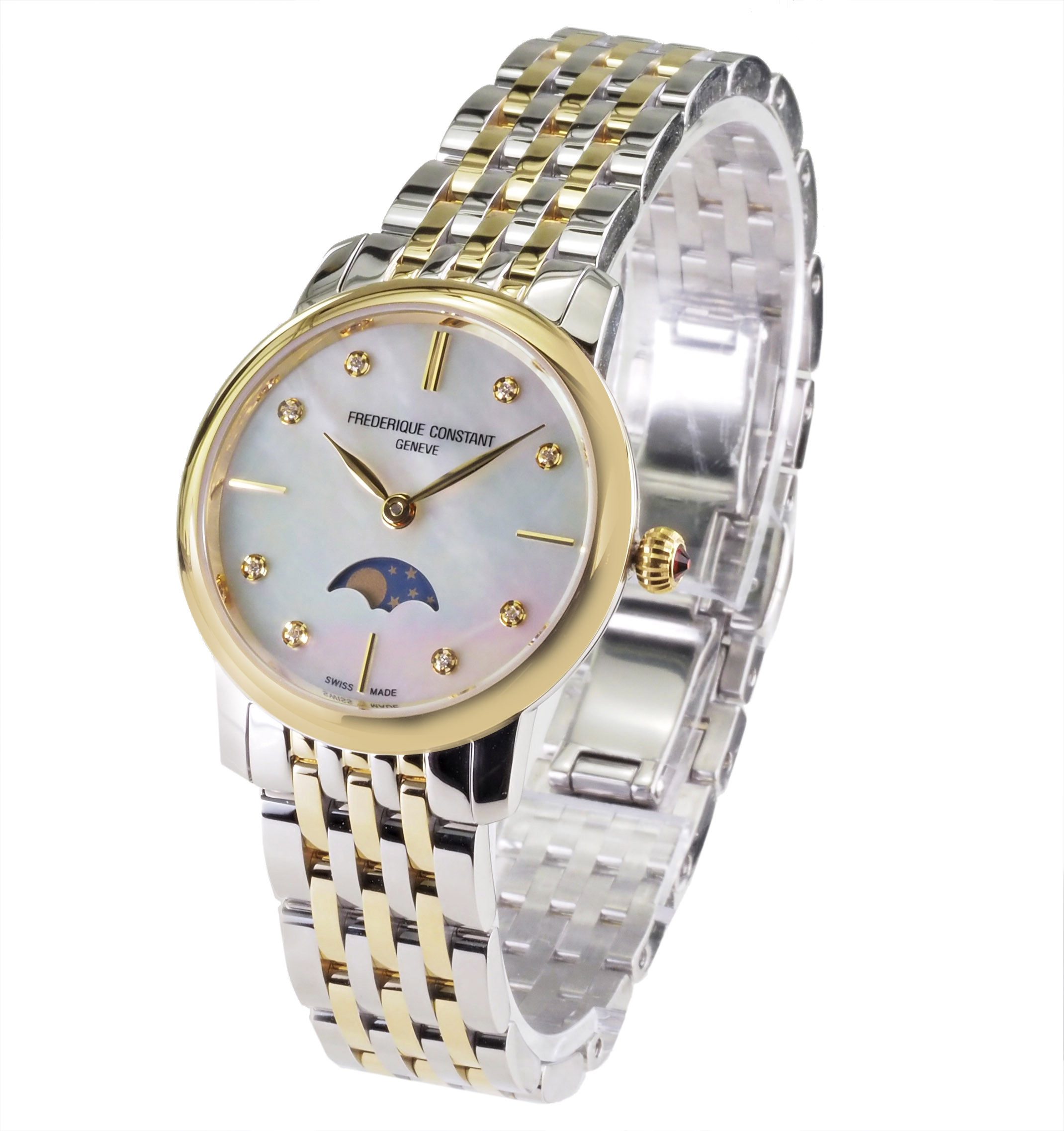 Frederique Constant Schweizer Uhr FC-206MPWD1S3B CLASSICS SLIMLINE LADIES M günstig online kaufen