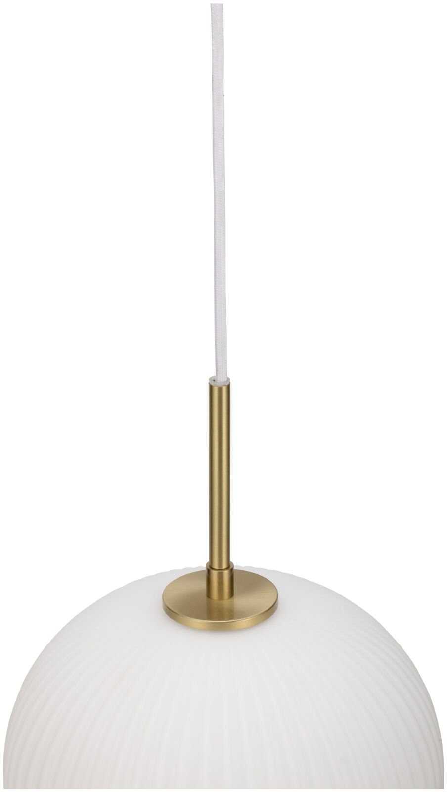 Glas/Metall, E27 Weiß/Gold Pendelleuchte Pauleen 230V Leuchtmittel, Delight ohne max20W Splendid