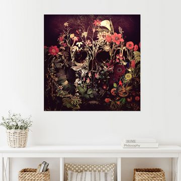 Posterlounge Wandfolie Ali Gulec, Bloom Skull, Illustration