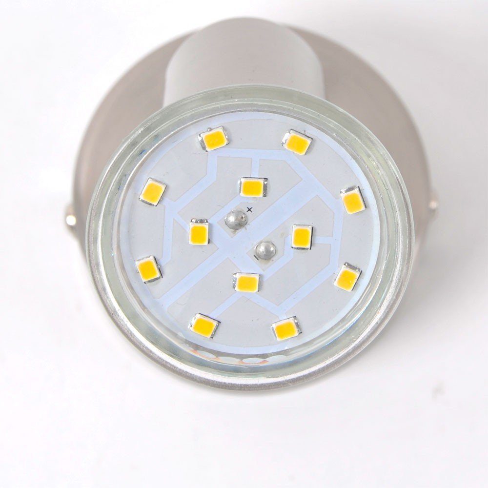 etc-shop LED Matrix Leuchtmittel LED Wandleuchte Leselampe Strahler Licht Wandlampe Warmweiß, inklusive, Nickel Wandleuchte, Spot